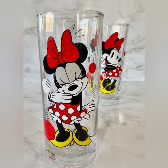 Adorable Pair of Minnie Mouse Glasses with Disney Logo - Bright Vibrant Like New - Picture 3 of 11